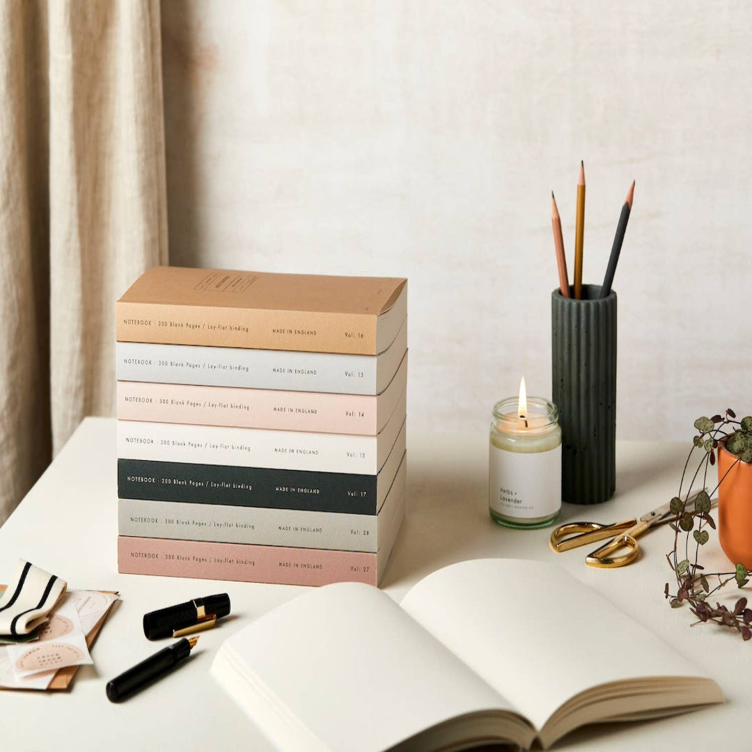 Carnet A5 Vert Sauge 300 Pages - Katie Leamon