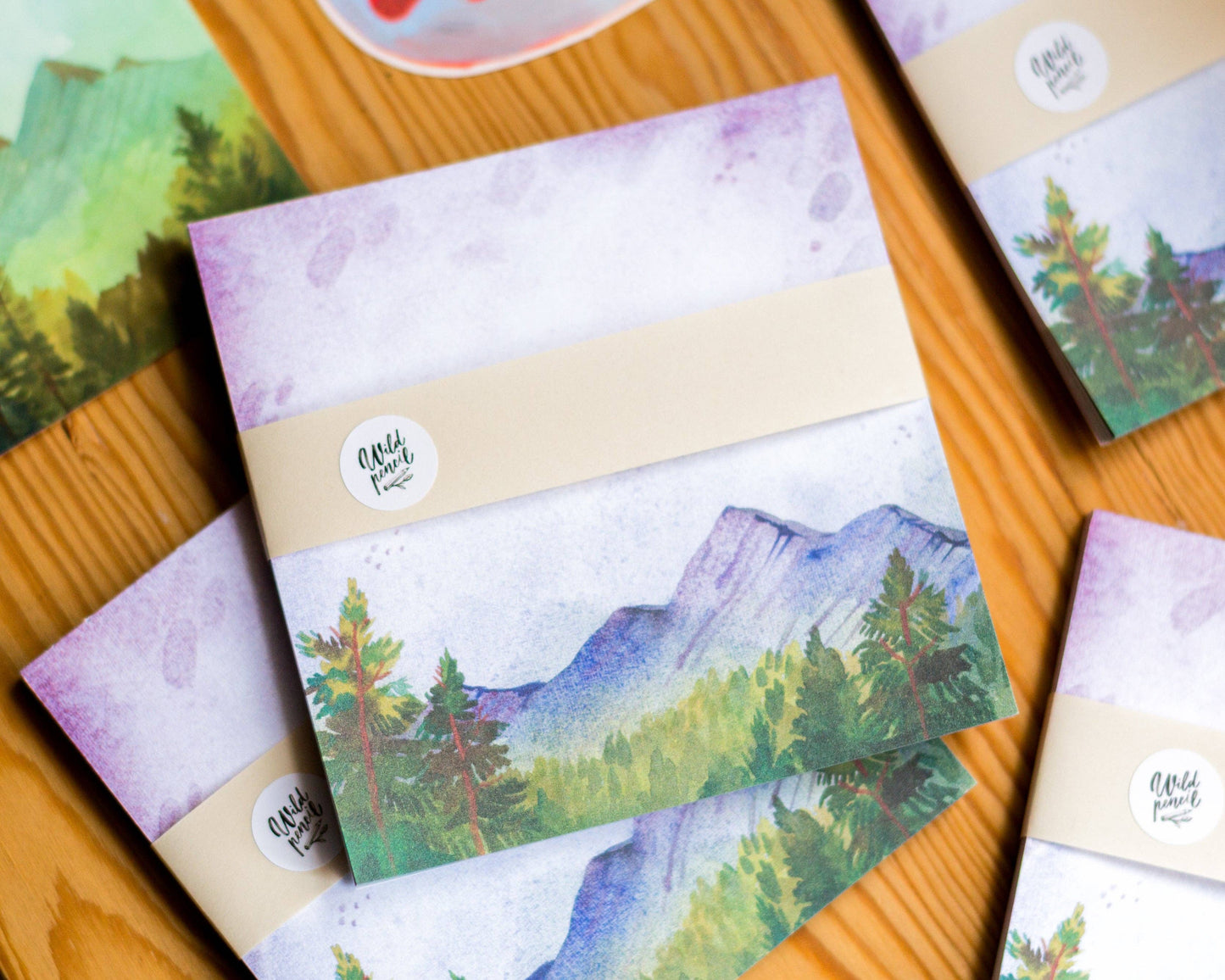 Bloc-notes Montagnes Wild Pencil Studio