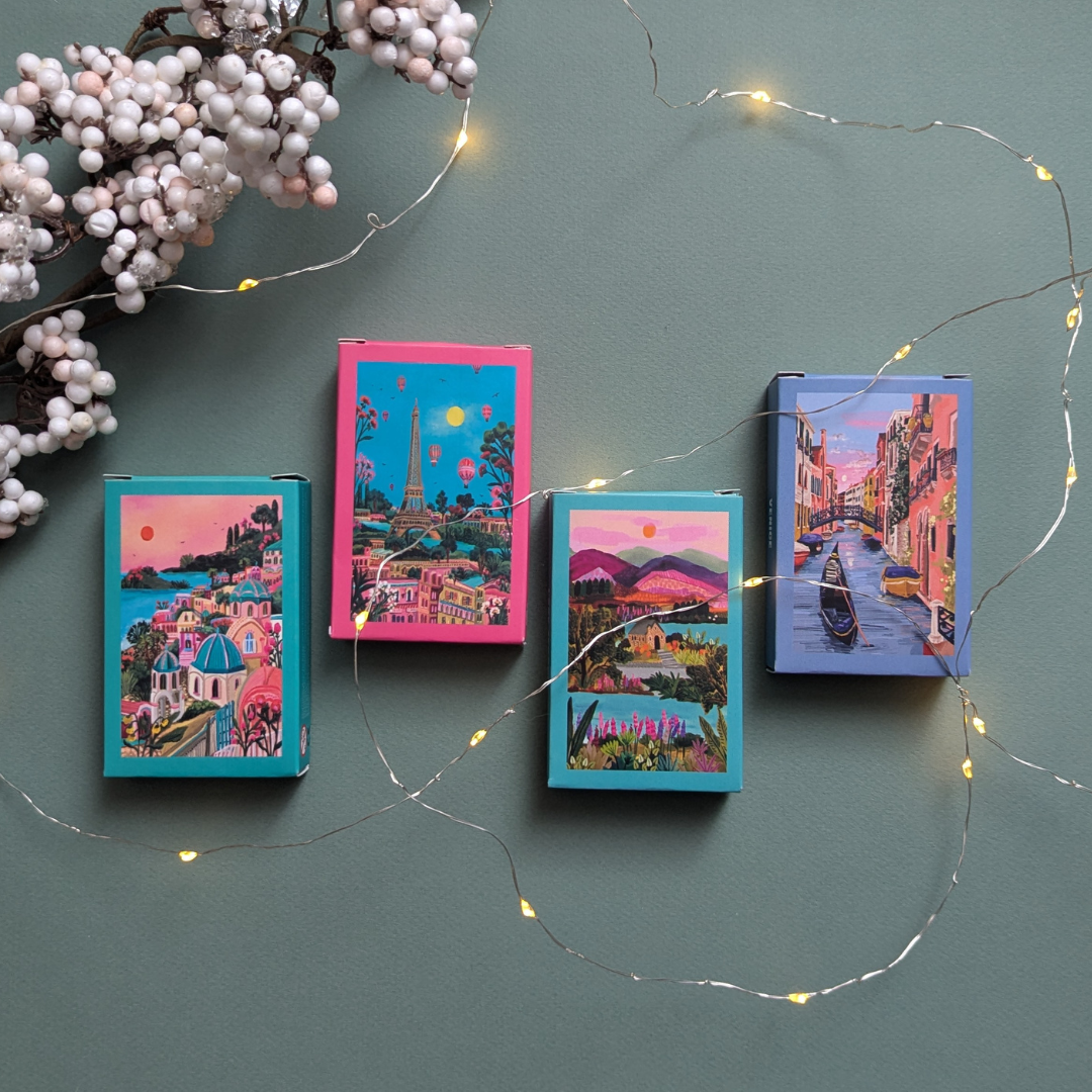 Ensemble de 4 Mini Puzzles