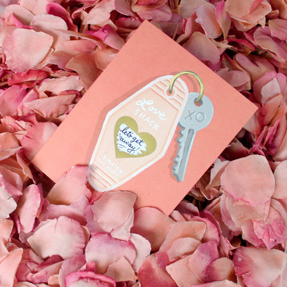 Carte à Gratter Porte Clés Motel - Inklings Paperie