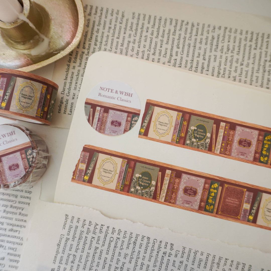 Masking Tape Classiques Littéraires Note & Wish