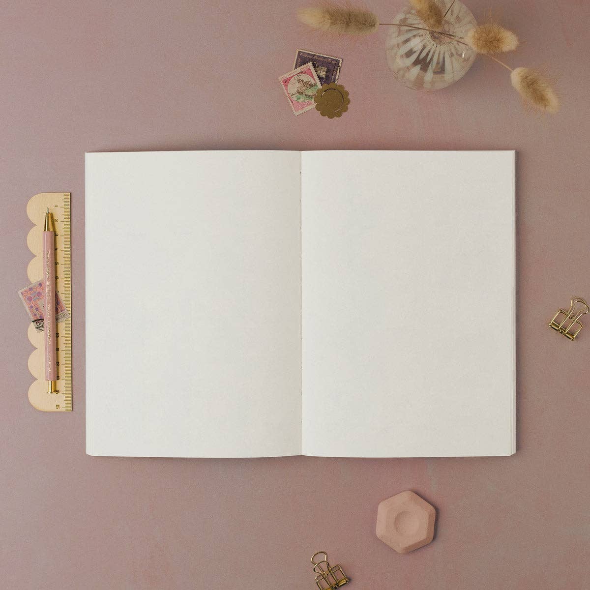 Cahier A5 à pages blanches Champignons Sister Paper Co.