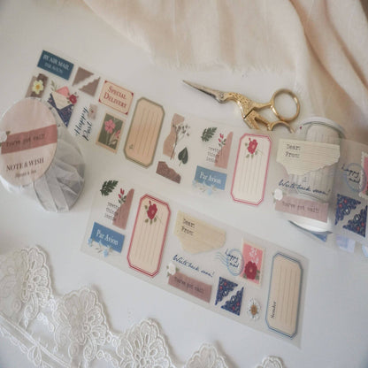 Ruban en PET Courrier Note & Wish