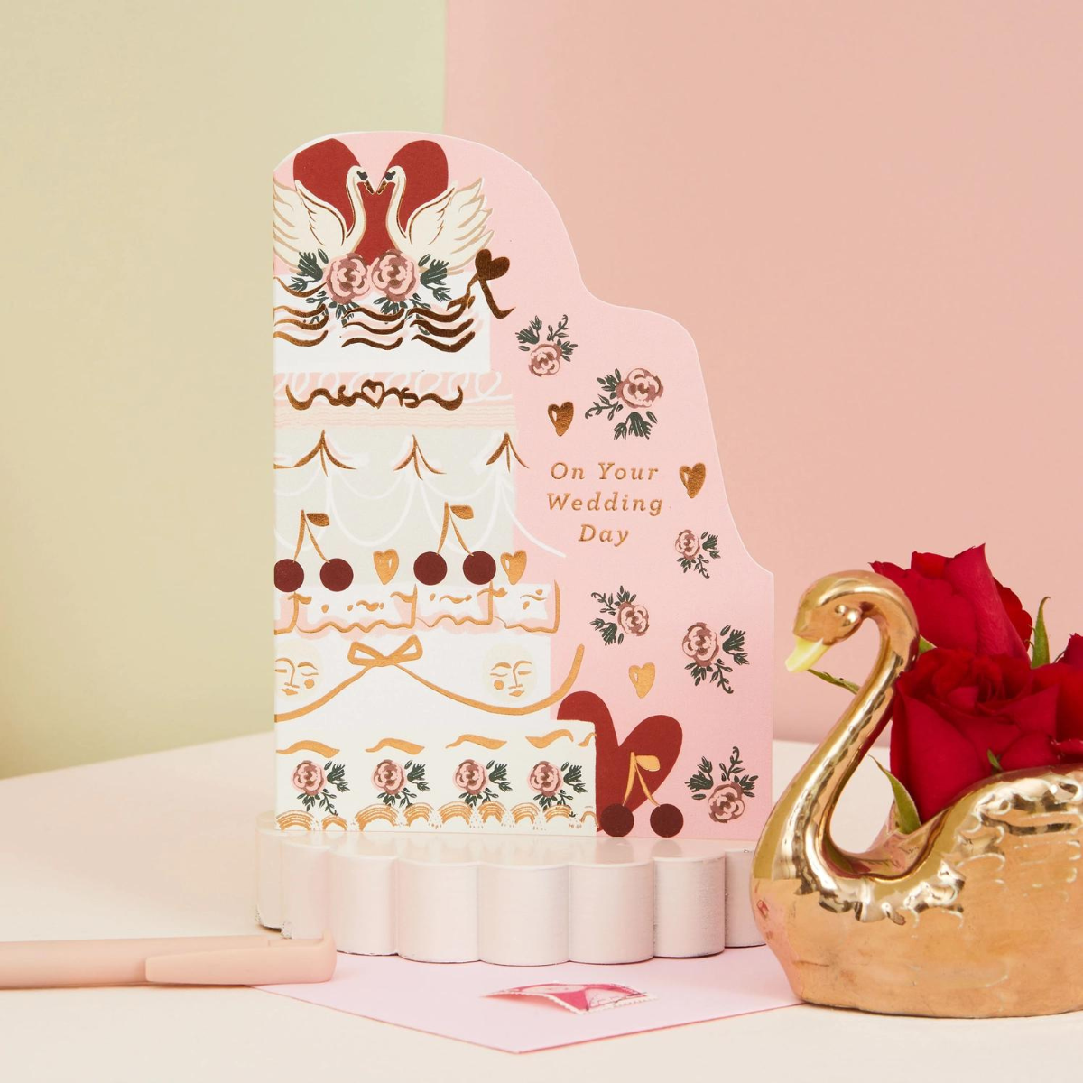 Carte Gâteau de Mariage