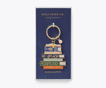 Porte-clés émaillé Club de lecture Rifle Paper Co