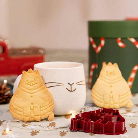 Emporte-pièce Chat Père-Noël - Uniberry 3D