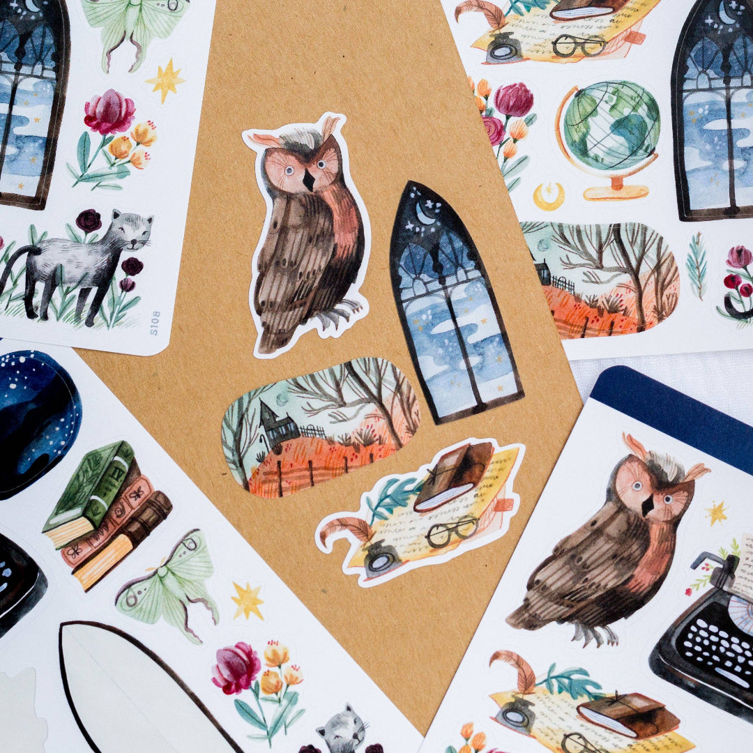 Stickers Dark Academia Wild Pencil