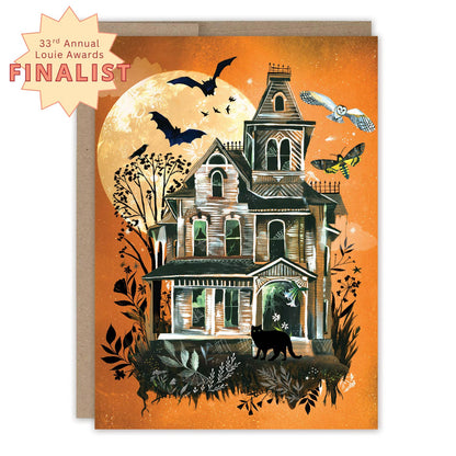 Carte Maison Hantée Joyeux Halloween - Katie Daisy