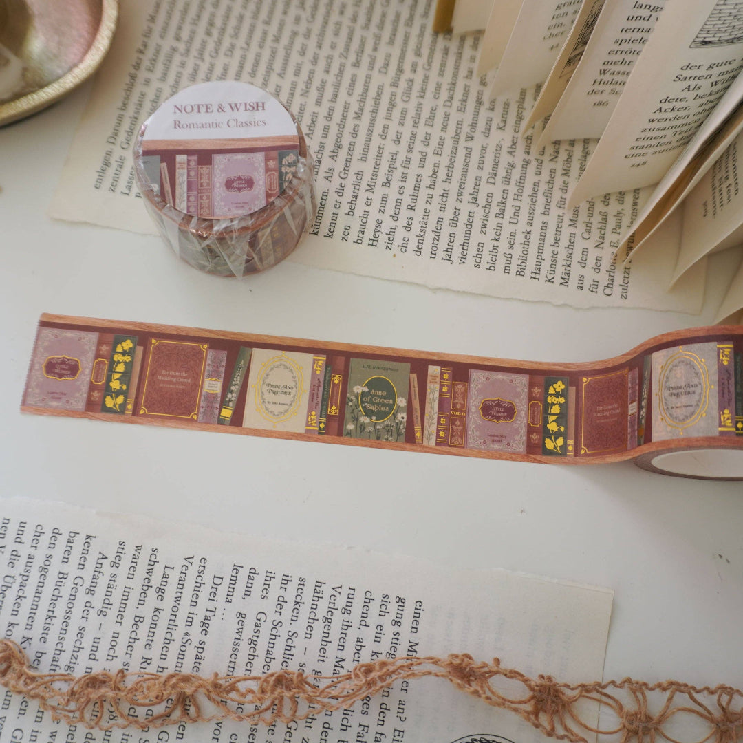Masking Tape Classiques Littéraires Note & Wish