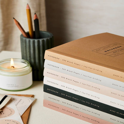 Carnet A5 Vert Sauge 300 Pages - Katie Leamon
