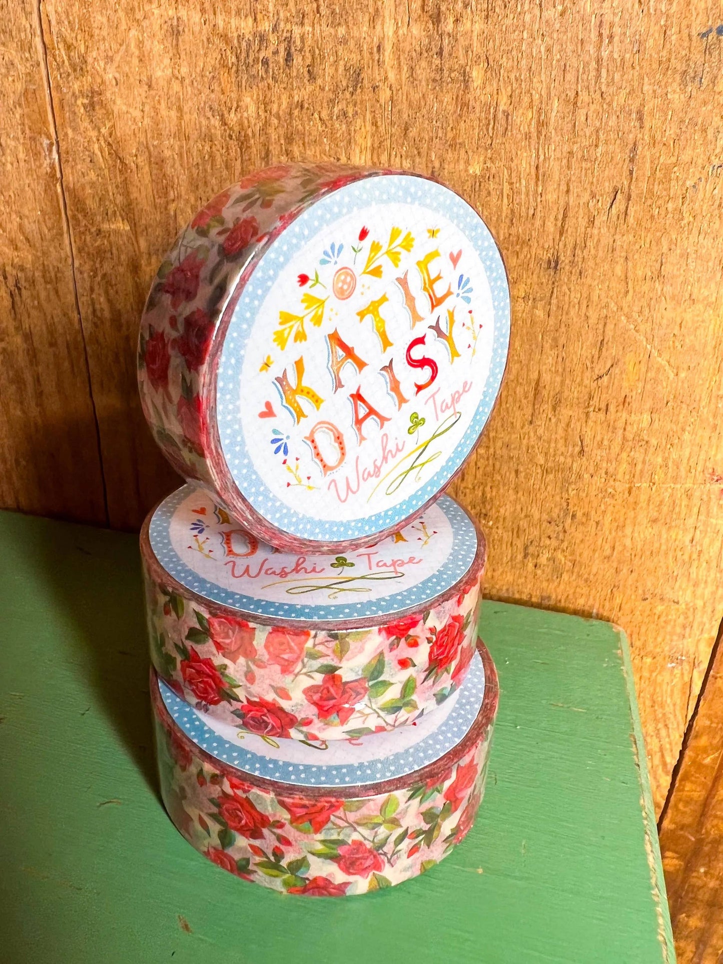 Masking Tape Roses Katie Daisy