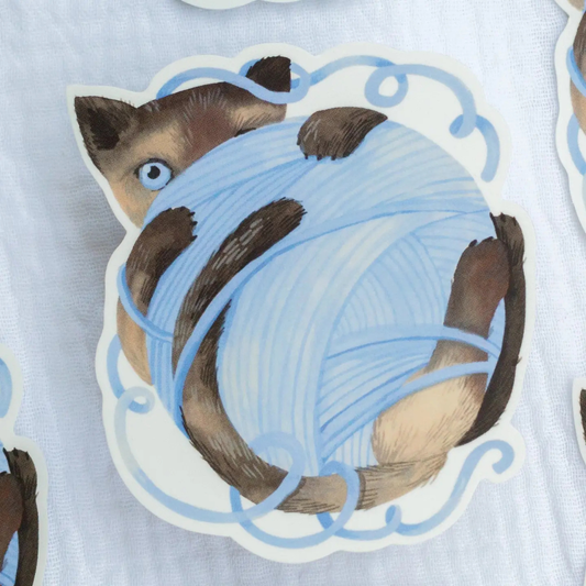 Autocollant Vinyle Chaton Wild Pencil
