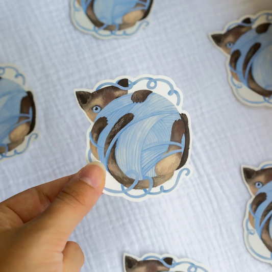 Autocollant Vinyle Chaton Wild Pencil