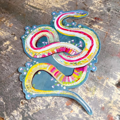 Autocollant Serpent avec accents holographiques Katie Daisy