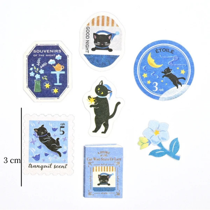 Petite Boîte de Stickers Chat Nb Co.