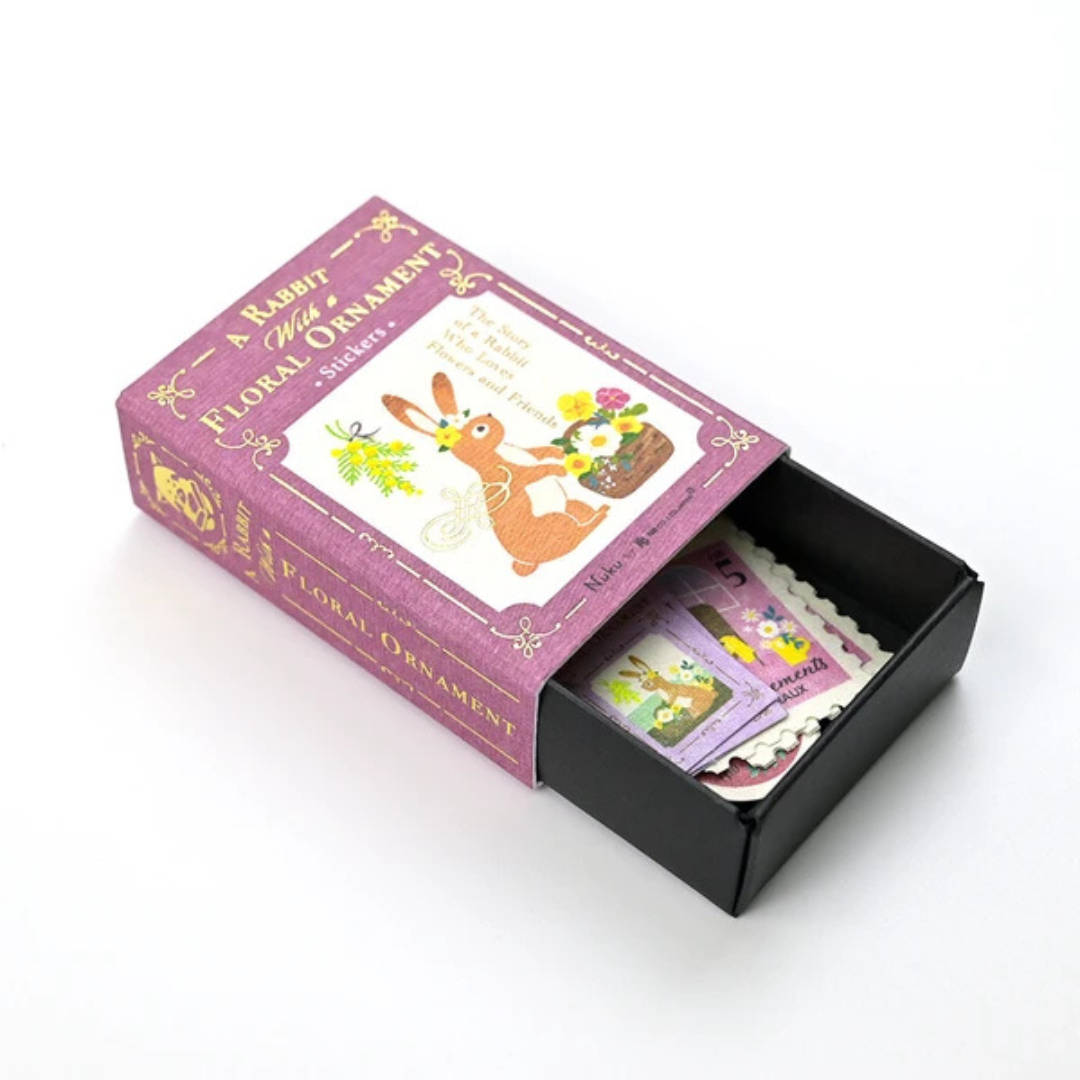 Petite Boîte de Stickers Lapin Nb Co.