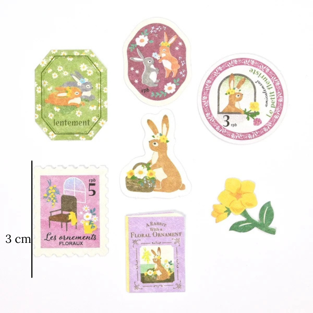 Petite Boîte de Stickers Lapin Nb Co.