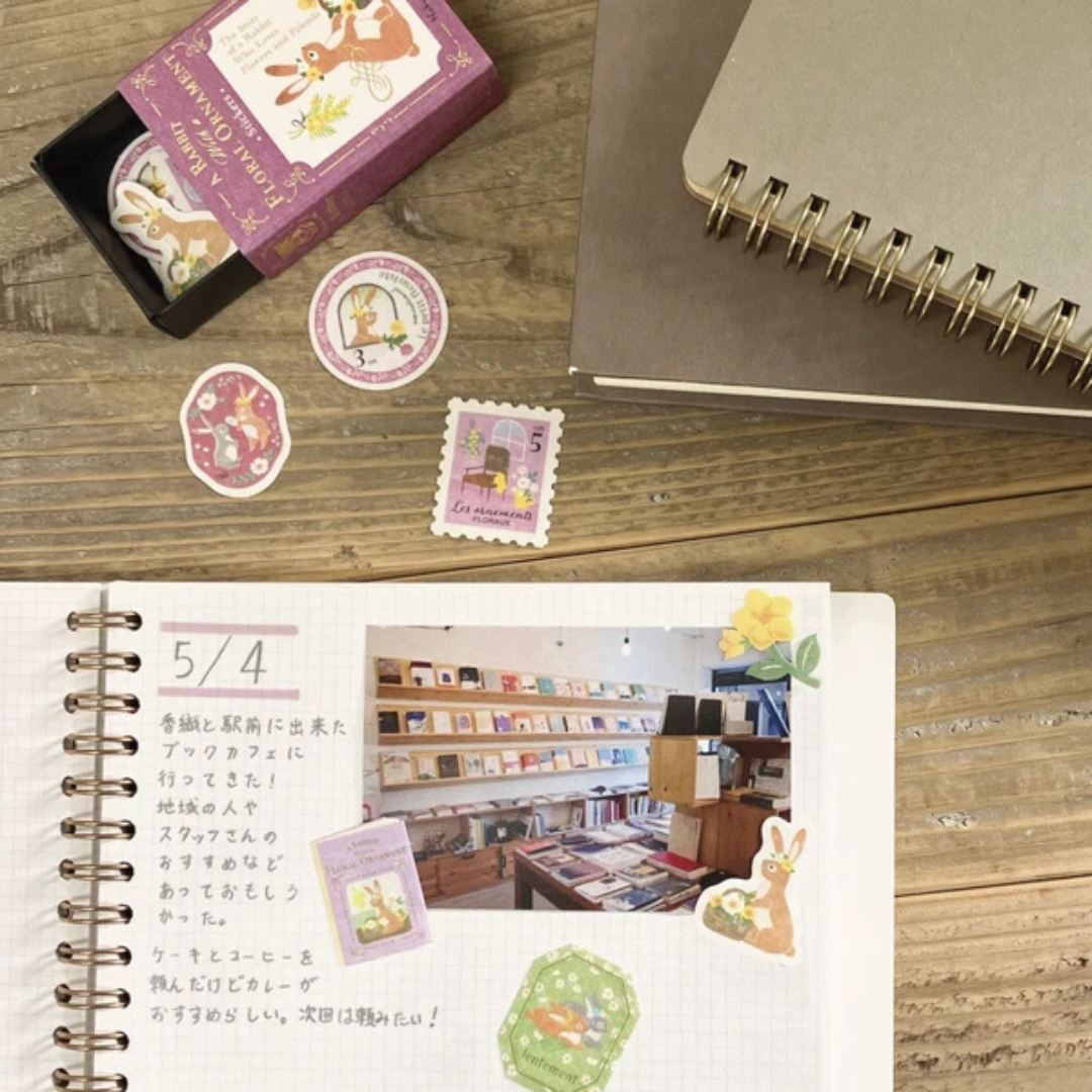 Petite Boîte de Stickers Lapin Nb Co.
