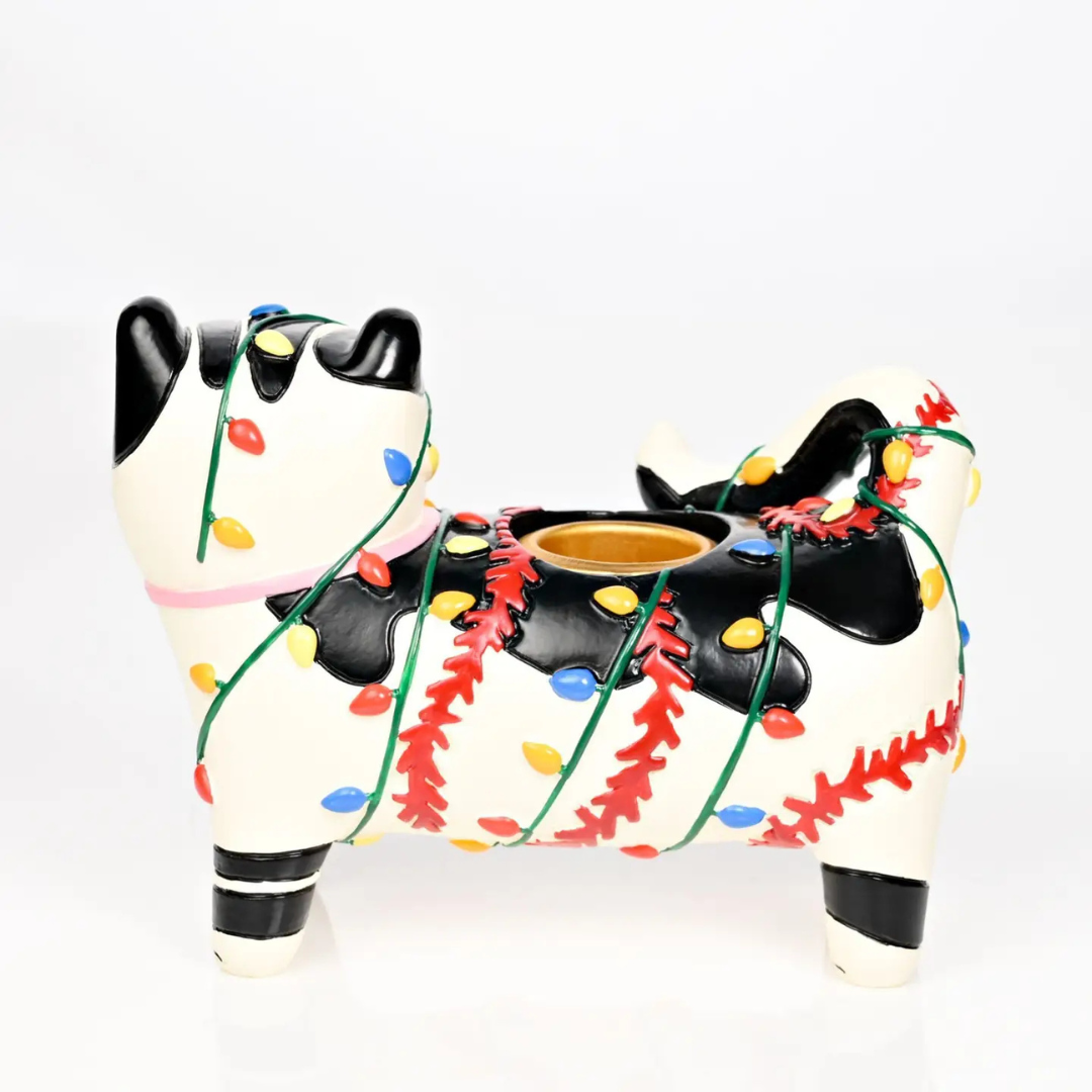 Bougeoir de Noël Chat - Raspberry Blossom