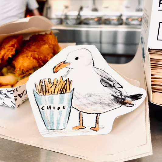 Carte Mouette et Frites - Laura Skilbeck