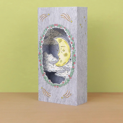 Carte 3D Lune Souriante