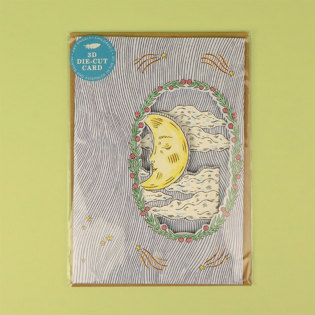 Carte 3D Lune Souriante