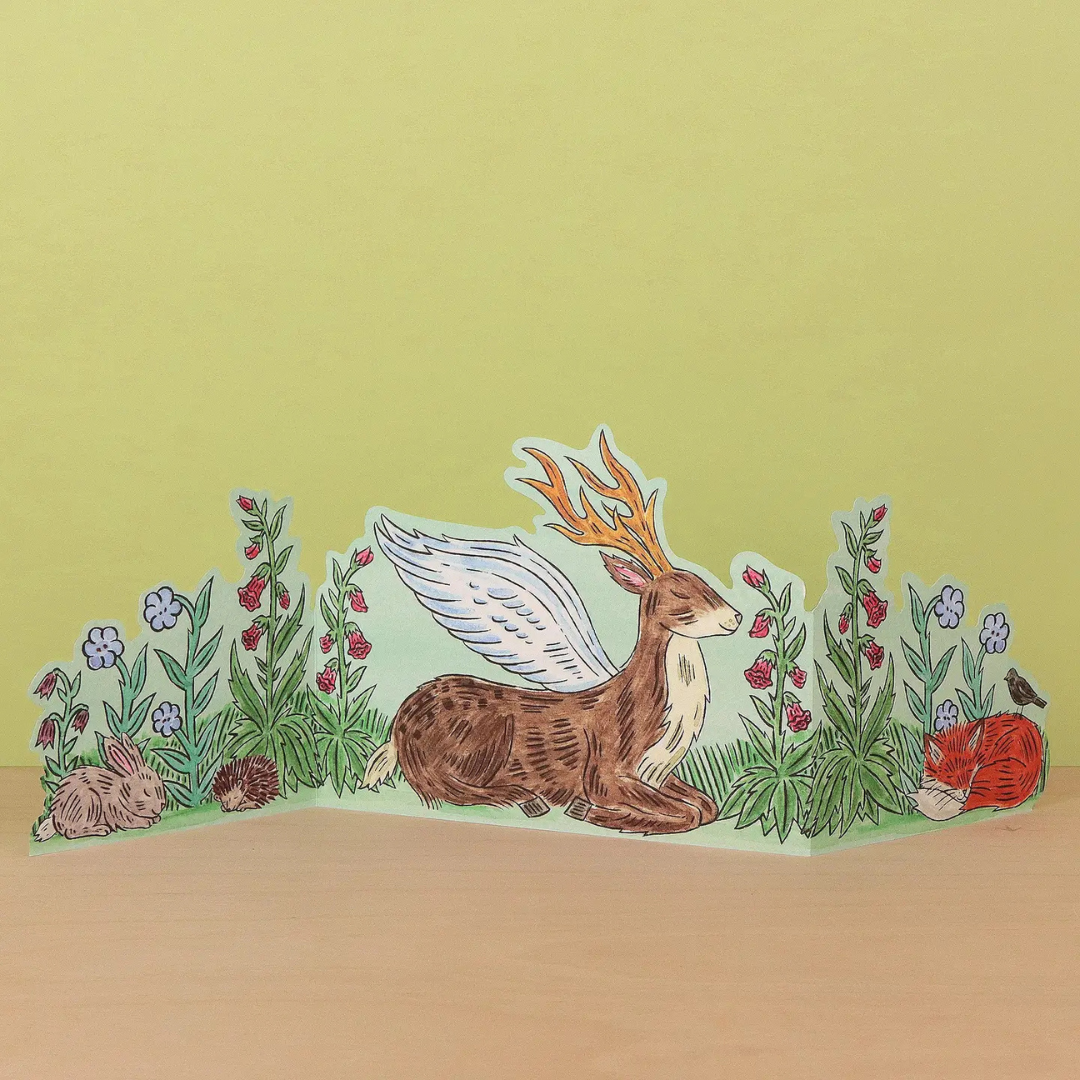 Carte Dépliante Forêt Enchantée