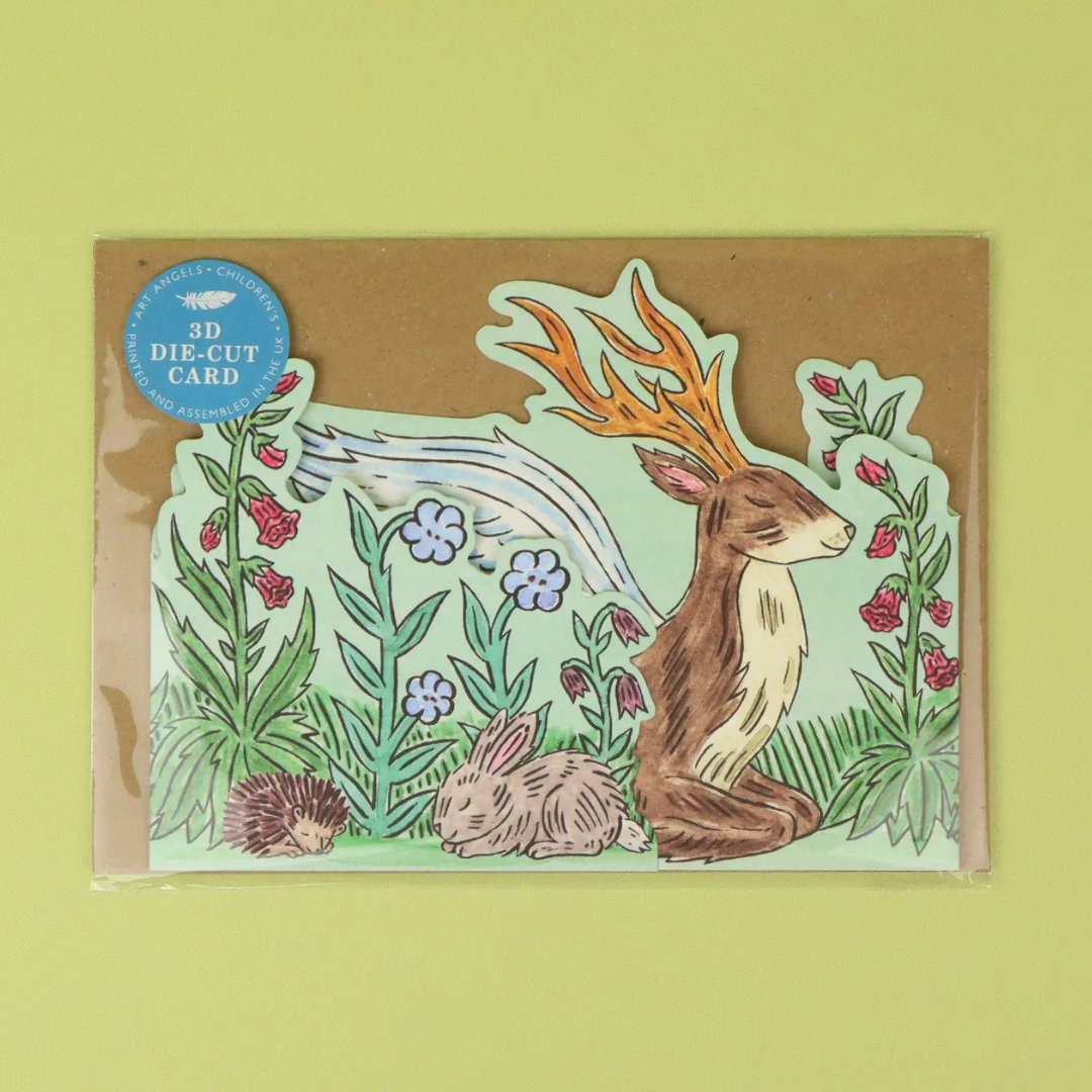 Carte Dépliante Forêt Enchantée
