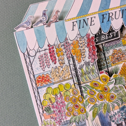 Carte 3D Jour de Marché - Emily Sutton