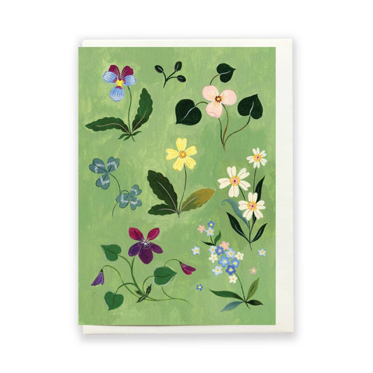 Carte Fleurs Sauvages Flora Waycott
