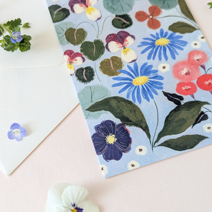 Carte Champ de Fleurs Flora Waycott