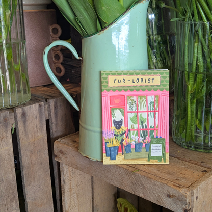 Carte Chat Fleuriste Niaski