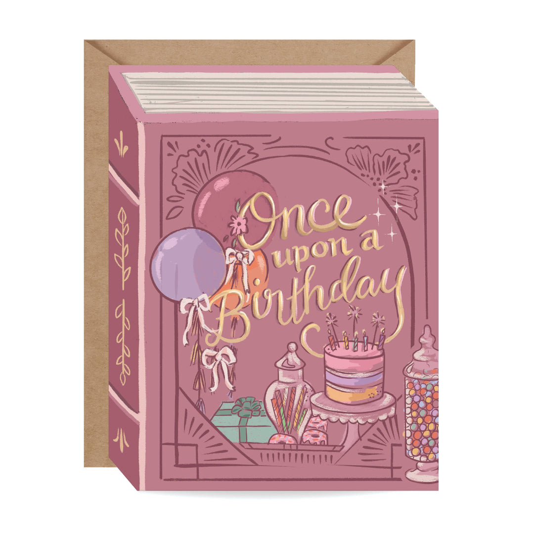 Carte d’Anniversaire " Once Upon a Birthday " - Inklings Paperie