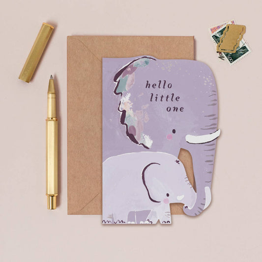 Carte Bébé Éléphant Sister Paper Co