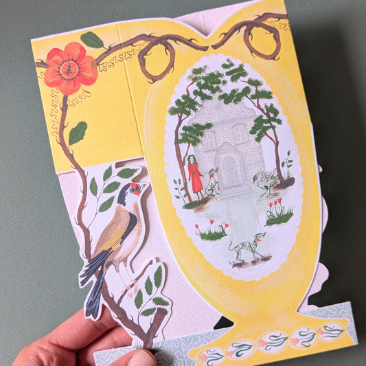 Carte Découpée Vase - Art Angels