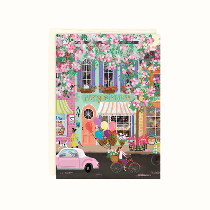 Carte d'anniversaire Street Scene