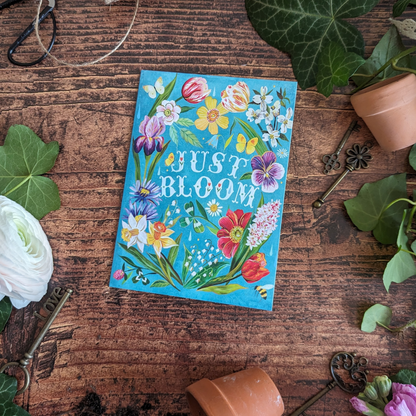 Carte d'Anniversaire Just Bloom de Katie Daisy