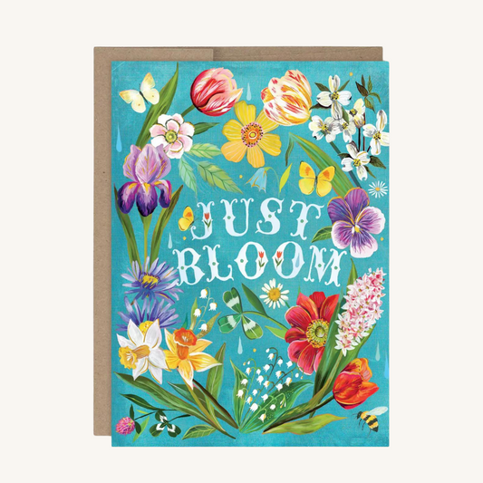 Carte d'Anniversaire Just Bloom de Katie Daisy