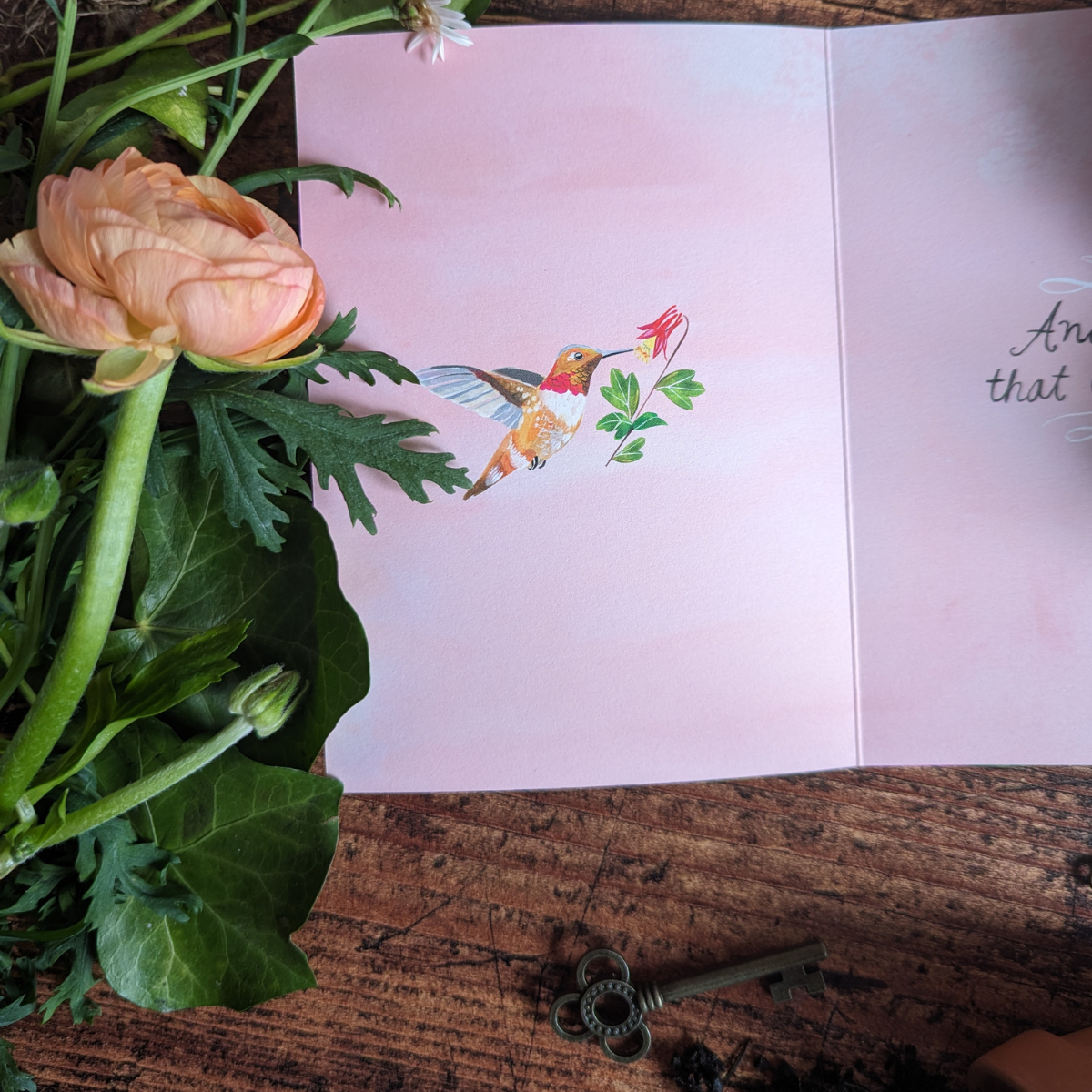 Carte de Remerciement Grateful For You de Katie Daisy