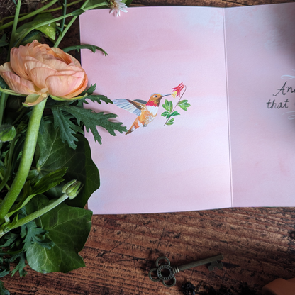 Carte de Remerciement Grateful For You de Katie Daisy