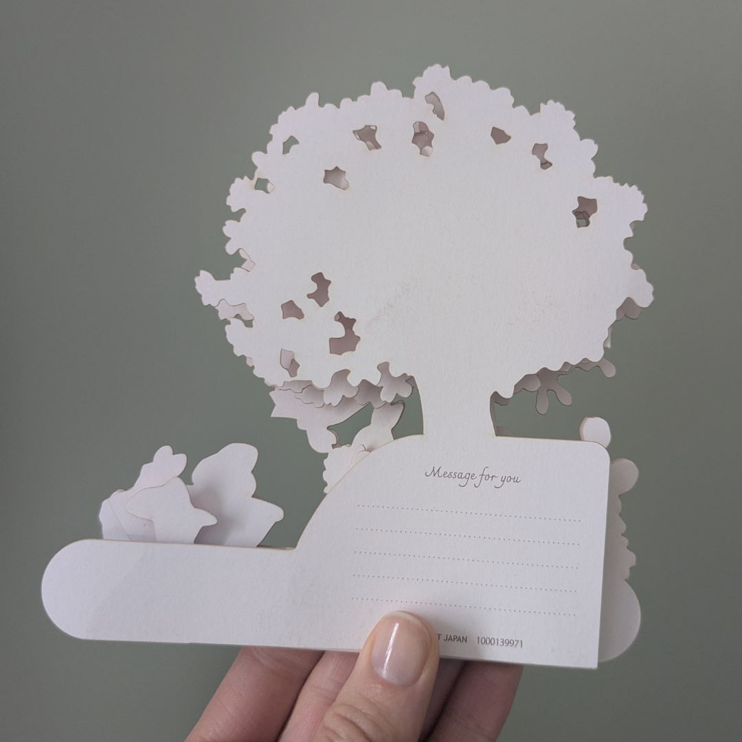 Carte Pop-Up Cerisier en Fleurs