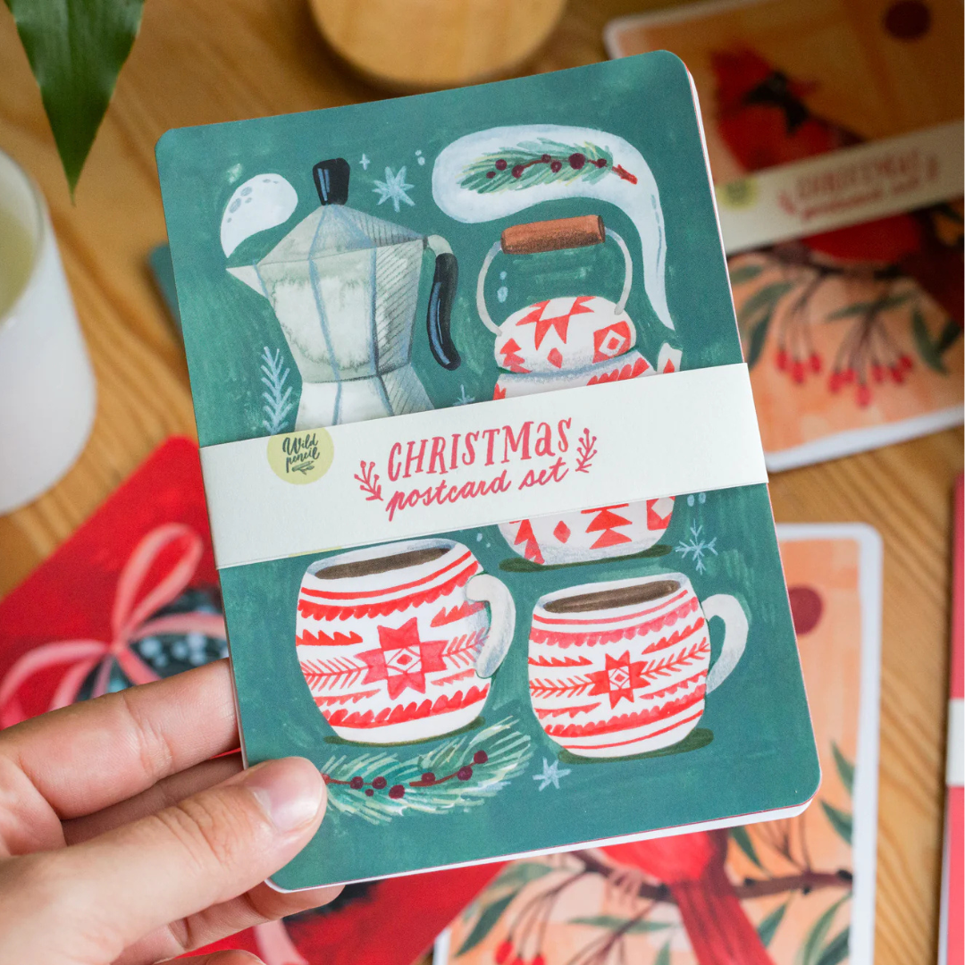 Set de 3 Cartes de Noël - Wild Pencil