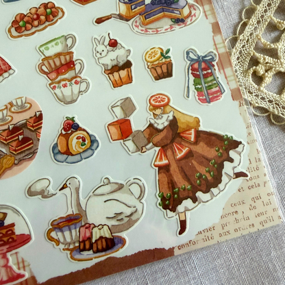 Planche de Stickers Tea Time Mind Wave