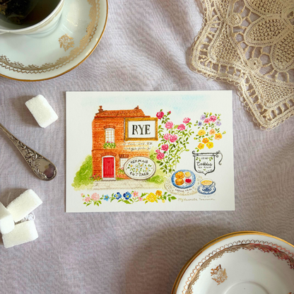 Carte Rye Vintage Girl
