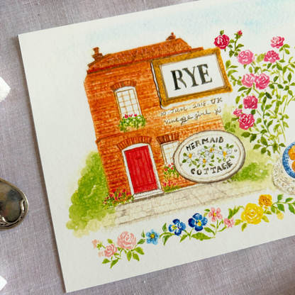 Carte Rye Vintage Girl