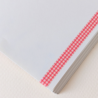 Clear Tape Motif Vichy Rouge Mind Wave