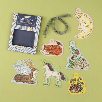 Étiquettes-cadeaux La Forêt Endormie