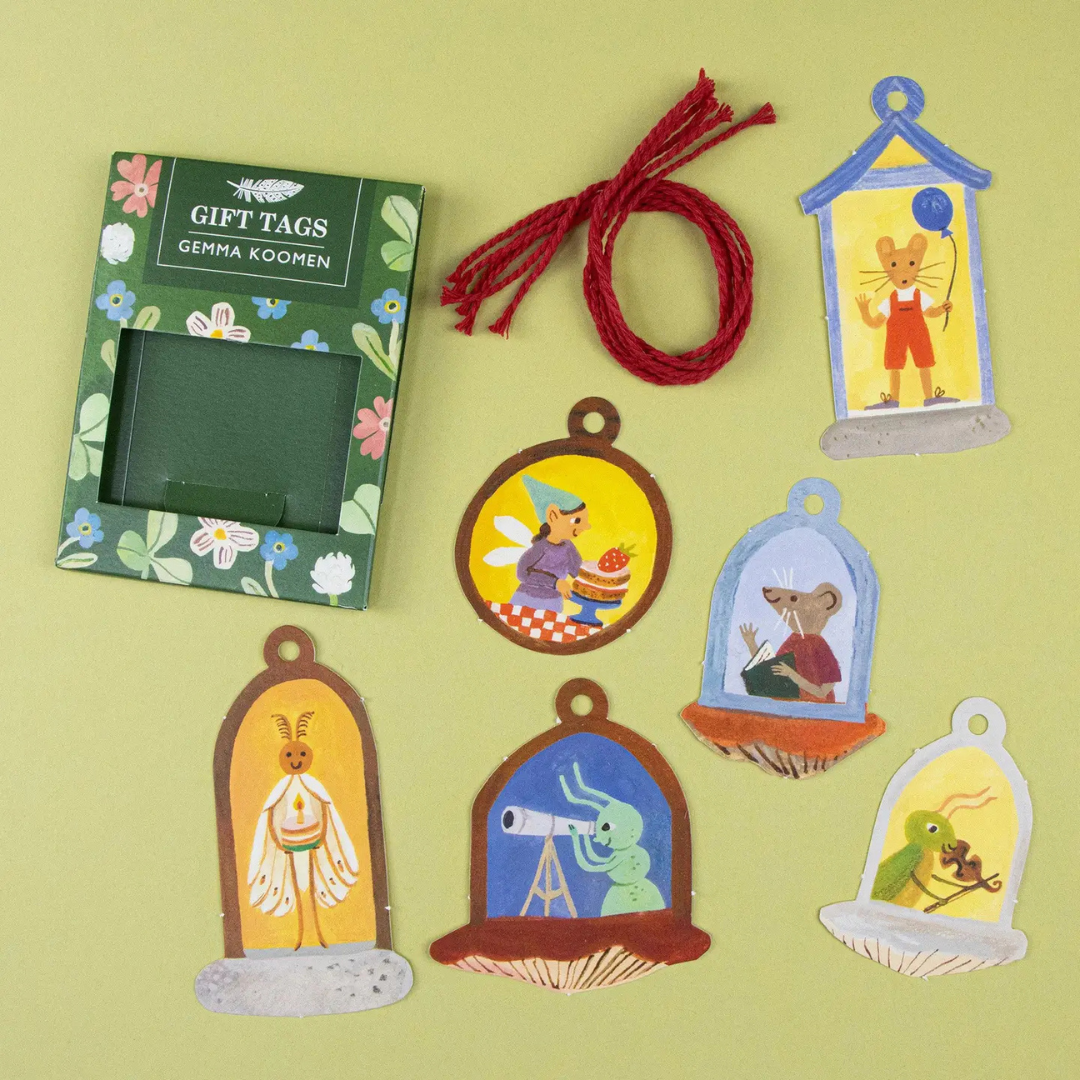 Étiquettes-cadeaux Amis de la Forêt