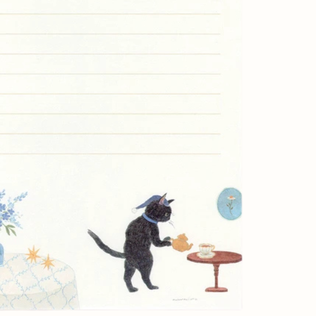 Bloc de 24 Feuilles Chat Nb Co.