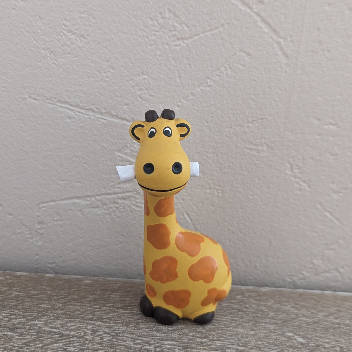 Figurine en Terre Cuite Girafe